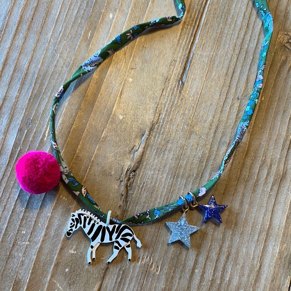 NWT CrewCuts by J.Crew Zebra Necklace